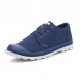 Men Casual Comfy Canvas Oxfords Lace Up Shoes Men Casual Comfy Canvas Oxfords Lace Up Shoes