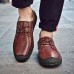 Men Genuine Leather Soft Soles Business Casual Oxfords Men Genuine Leather Soft Soles Business Casual Oxfords