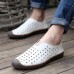 Men Hollow Out Oxfords Breathable Soft Leather Shoes Men Hollow Out Oxfords Breathable Soft Leather Shoes