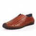 Men Hollow Out Oxfords Breathable Soft Leather Shoes Men Hollow Out Oxfords Breathable Soft Leather Shoes
