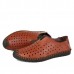 Men Hollow Out Oxfords Breathable Soft Leather Shoes Men Hollow Out Oxfords Breathable Soft Leather Shoes