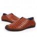 Men Hollow Out Oxfords Breathable Soft Leather Shoes Men Hollow Out Oxfords Breathable Soft Leather Shoes