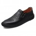 Casual Slip On Outdoor Men Oxfords Shoes In Leather Casual Slip On Outdoor Men Oxfords Shoes In Leather
