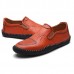 Casual Slip On Outdoor Men Oxfords Shoes In Leather Casual Slip On Outdoor Men Oxfords Shoes In Leather