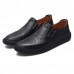 Casual Slip On Outdoor Men Oxfords Shoes In Leather Casual Slip On Outdoor Men Oxfords Shoes In Leather