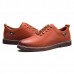 Casual Soft Genuine Leather Lace Up Oxfords for Men Casual Soft Genuine Leather Lace Up Oxfords for Men