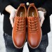 Casual Soft Genuine Leather Lace Up Oxfords for Men Casual Soft Genuine Leather Lace Up Oxfords for Men