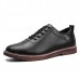 Casual Soft Genuine Leather Lace Up Oxfords for Men Casual Soft Genuine Leather Lace Up Oxfords for Men