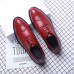 Men Brogue Carved Dress Shoes Microfiber Business Oxfords Men Brogue Carved Dress Shoes Microfiber Business Oxfords
