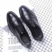 Men Brogue Carved Dress Shoes Microfiber Business Oxfords Men Brogue Carved Dress Shoes Microfiber Business Oxfords