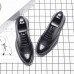 Men Brogue Carved Dress Shoes Microfiber Business Oxfords Men Brogue Carved Dress Shoes Microfiber Business Oxfords