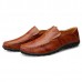 US Size 6.5-11.5 Men Leather Slip On Casual Flat Oxfords US Size 6.5-11.5 Men Leather Slip On Casual Flat Oxfords