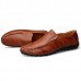 US Size 6.5-11.5 Men Leather Slip On Casual Flat Oxfords US Size 6.5-11.5 Men Leather Slip On Casual Flat Oxfords