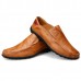 US Size 6.5-11.5 Men Leather Slip On Casual Flat Oxfords US Size 6.5-11.5 Men Leather Slip On Casual Flat Oxfords