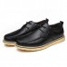 Men Comfortable Soft Leather Lace Up Oxfords Shoes Men Comfortable Soft Leather Lace Up Oxfords Shoes