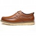 Men Comfortable Soft Leather Lace Up Oxfords Shoes Men Comfortable Soft Leather Lace Up Oxfords Shoes