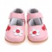 Cute Flower Artificial Leather Hook Loop Girls Dress Shoes Cute Flower Artificial Leather Hook Loop Girls Dress Shoes