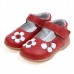 Cute Flower Artificial Leather Hook Loop Girls Dress Shoes Cute Flower Artificial Leather Hook Loop Girls Dress Shoes