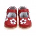 Cute Flower Artificial Leather Hook Loop Girls Dress Shoes Cute Flower Artificial Leather Hook Loop Girls Dress Shoes