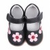 Cute Flower Artificial Leather Hook Loop Girls Dress Shoes Cute Flower Artificial Leather Hook Loop Girls Dress Shoes
