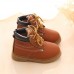 Baby Kids Boy Girl PU Leather Snow Boots Fur Lined Winter Warm Shoes Baby Kids Boy Girl PU Leather Snow Boots Fur Lined Winter Warm Shoes