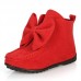 Winter Baby Kids Girls Dancing Shoes Adornment Santa Christmas Gift Princess Leather Flats Bowknot Short Boots Winter Baby Kids Girls Dancing Shoes Adornment Santa Christmas Gift Princess Leather Flats Bowknot Short Boots