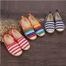Kids Loafers Children Striped Canvas Sneakers Slip On Flats Boys Girls Shoes Kids Loafers Children Striped Canvas Sneakers Slip On Flats Boys Girls Shoes