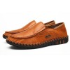 Men Hand-made Knitted Sewing Soft Business Casual Flats